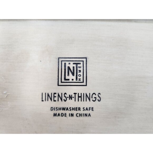 VTG Linens-N-Things Ceramic Hand Painted Grape Leave Serving Tray Rectangular - Picture 5 of 8